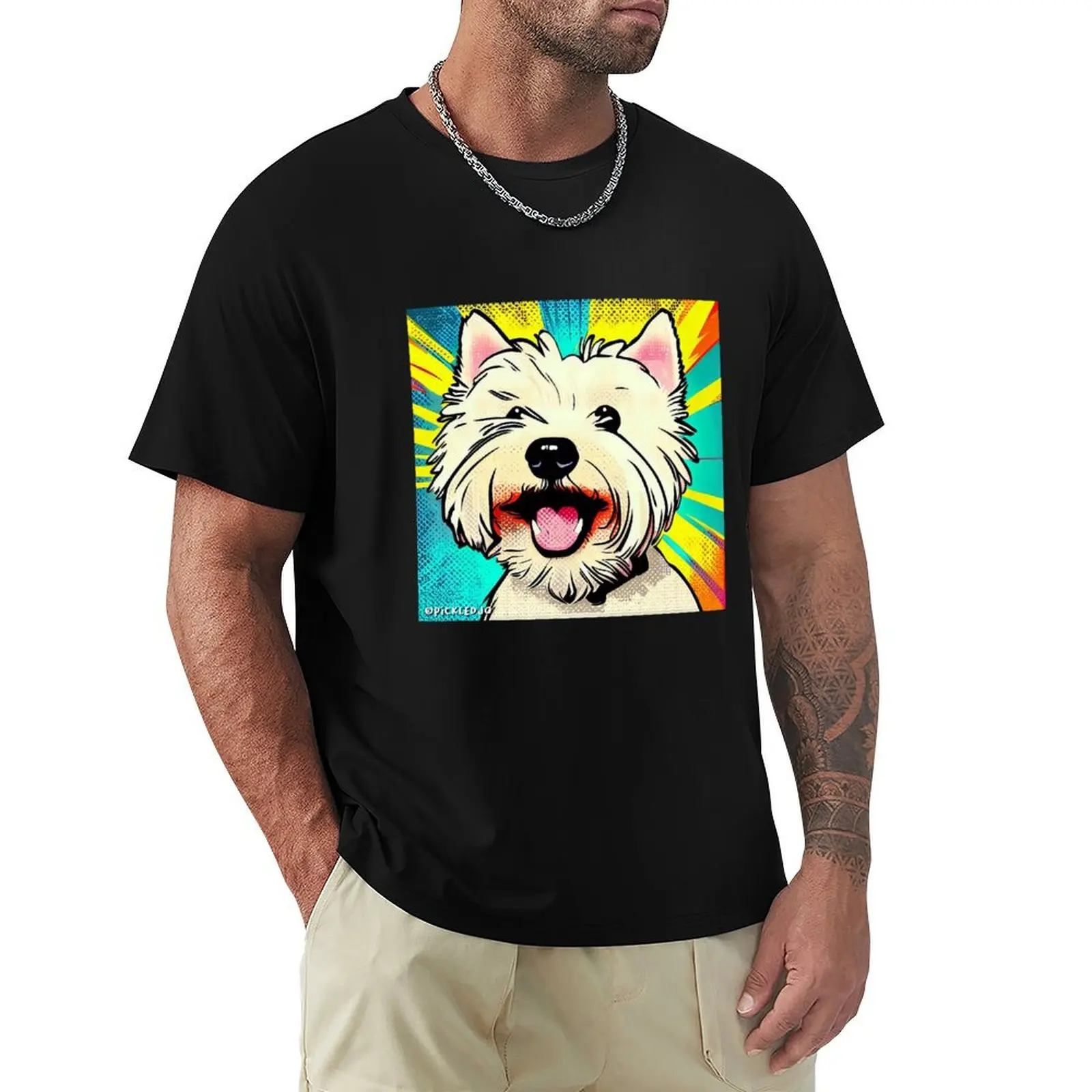 Happy Westie Pop Art T-Shirt Dry Fit Running Short Sleeve Top
Happy Westie Pop Art T-Shirt Dry Fit Running Short Sleeve Top
