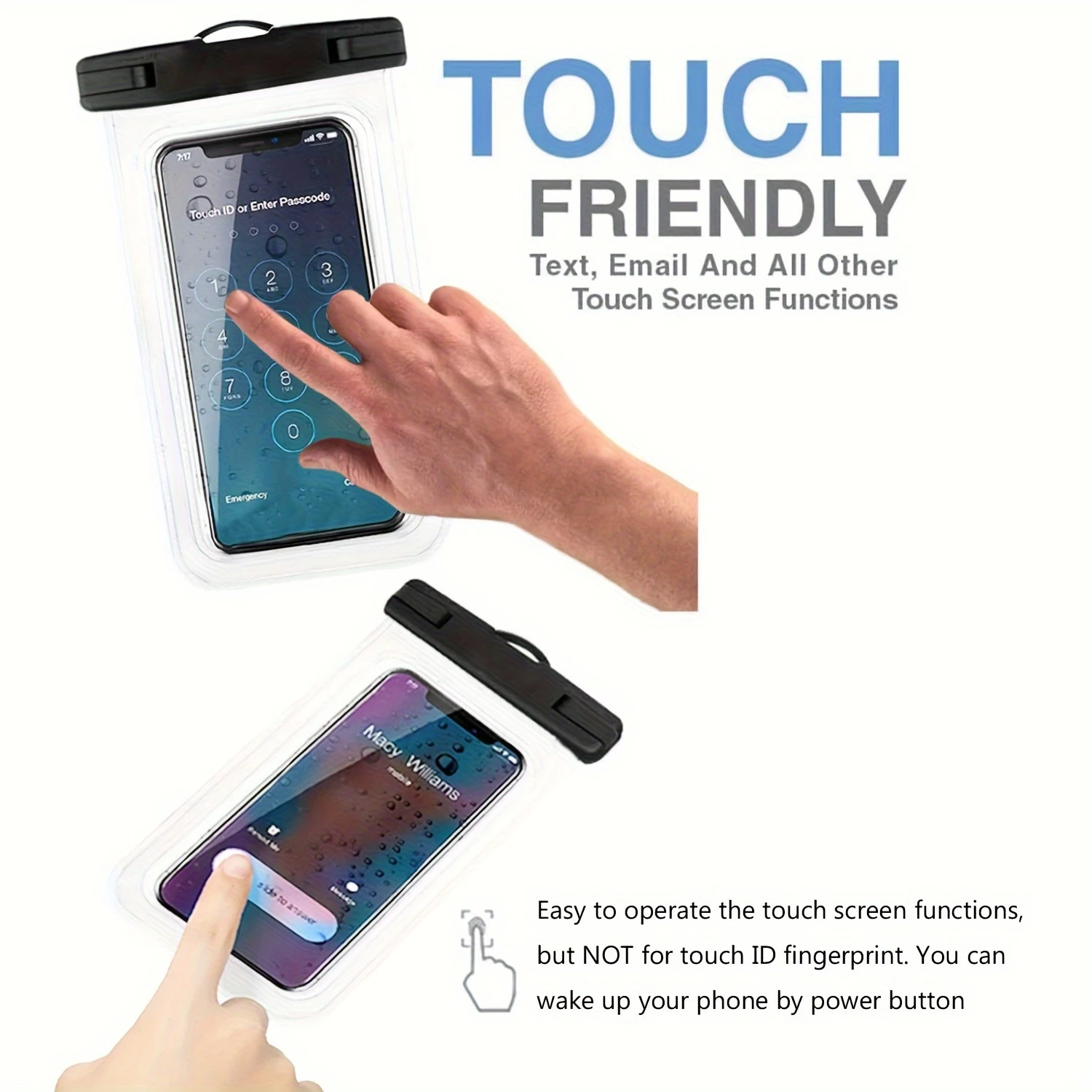 Waterproof Phone Pouch, Dry Bag for 15/14/13 Pro Max Plus Cellphone Up To 7.0'' - 3pcs
Waterproof Phone Pouch, Dry Bag for 15/14/13 Pro Max Plus Cellphone Up To 7.0'' - 3pcs