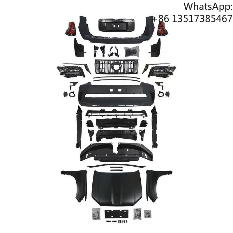 Use for Toyota Prado FJ150 Accessories 2010-2017 Upgrade to 2018 Bodykit Front Rear Bumper Grill Facelift
Use for Toyota Prado FJ150 Accessories 2010-2017 Upgrade to 2018 Bodykit Front Rear Bumper Grill Facelift