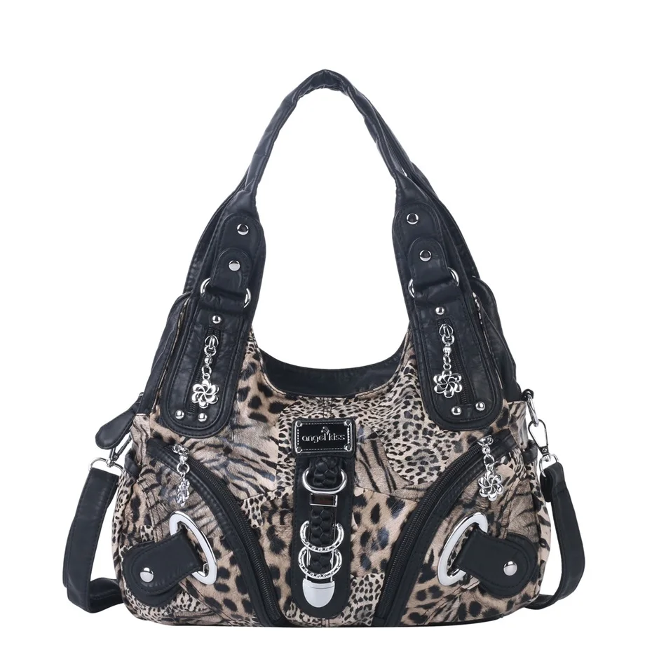 Angel Kiss Bag Large Women's Shoulder Bag Leopard Print Top-Handle Fashion Satchel Dumpling Tote Hobos Handbags
Angel Kiss Bag Large Women's Shoulder Bag Leopard Print Top-Handle Fashion Satchel Dumpling Tote Hobos Handbags