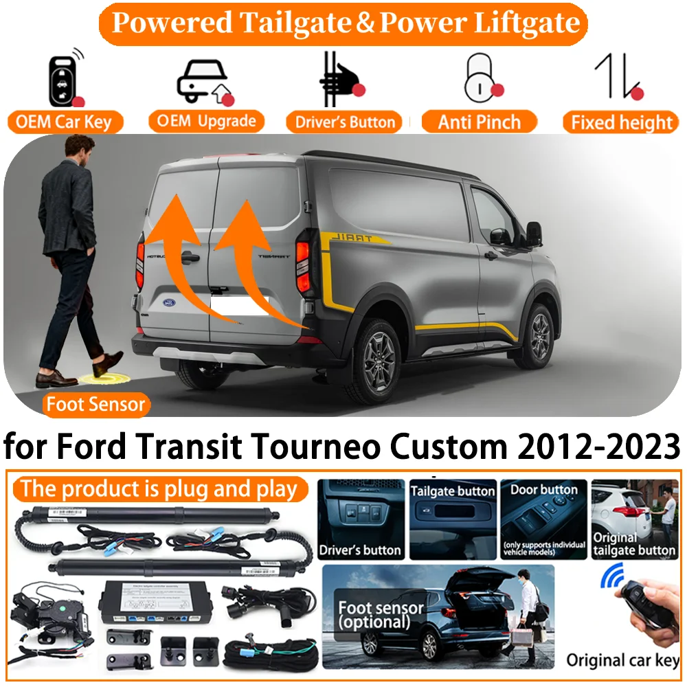 Car Smart Powered Tailgate system for Ford Transit Tourneo Custom 2012-2023 Automatic Electric Power Tailgate Tail Gate Lift kit
Car Smart Powered Tailgate system for Ford Transit Tourneo Custom 2012-2023 Automatic Electric Power Tailgate Tail Gate Lift kit