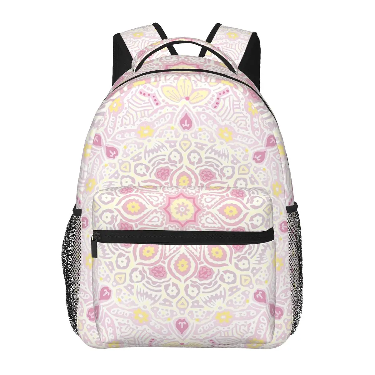 Mandala Pink & Yellow Backpack Daypack Large Capacity Kids BookBag School Bag Shoulder Bags for Men Women
Mandala Pink & Yellow Backpack Daypack Large Capacity Kids BookBag School Bag Shoulder Bags for Men Women