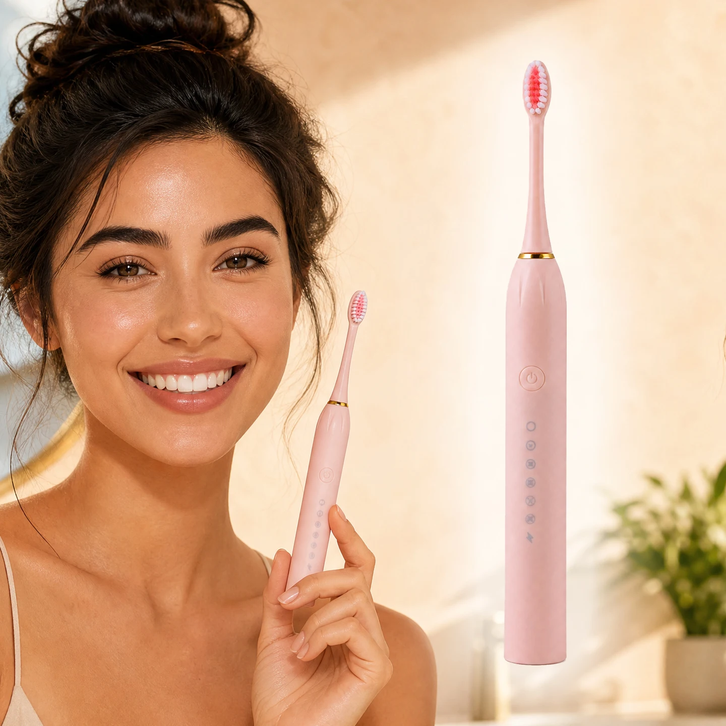 OMUONE Electric Ultrasonic Toothbrush 6 Speed Mode 4 Toothbrush Heads Home Soft Hair USB Charging Waterproof Adult Tooth Cleaner
OMUONE Electric Ultrasonic Toothbrush 6 Speed Mode 4 Toothbrush Heads Home Soft Hair USB Charging Waterproof Adult Tooth Cleaner