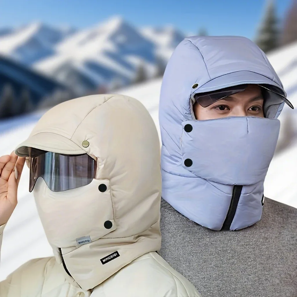 Winter Ski Balaclava Windproof Thermal Riding Full Head Cover with Glasses Thickened Plush Warm Earmuffs Motorcycle Face Mask
Winter Ski Balaclava Windproof Thermal Riding Full Head Cover with Glasses Thickened Plush Warm Earmuffs Motorcycle Face Mask