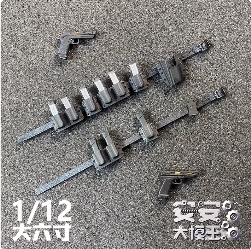 1/12 Soldier Toy Tactical Belt Mini Pistol Fit 6'' Action Figure Doll Body DIY Accessories Model In Stock
1/12 Soldier Toy Tactical Belt Mini Pistol Fit 6'' Action Figure Doll Body DIY Accessories Model In Stock