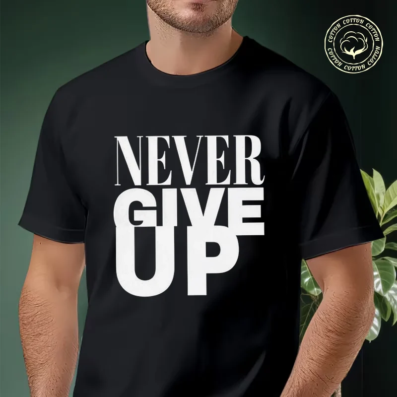 Never Give Up Pattern Motorcycle T-Shirt Men Cotton Tees O-neck Short Sleeve T Shirt Fashion Hip Hop Tee
Never Give Up Pattern Motorcycle T-Shirt Men Cotton Tees O-neck Short Sleeve T Shirt Fashion Hip Hop Tee