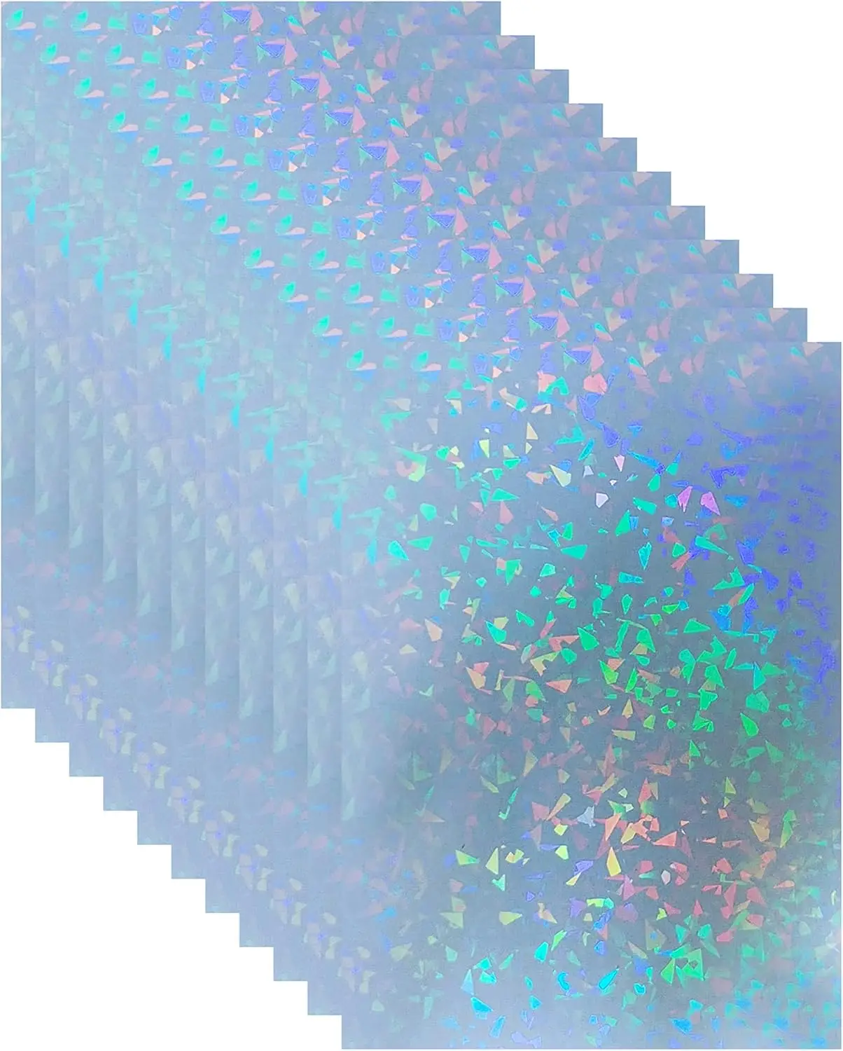 Holographic Sticker Paper 25 Sheets Cold Laminated A4 Self Adhesive Film Broken Glass
Holographic Sticker Paper 25 Sheets Cold Laminated A4 Self Adhesive Film Broken Glass