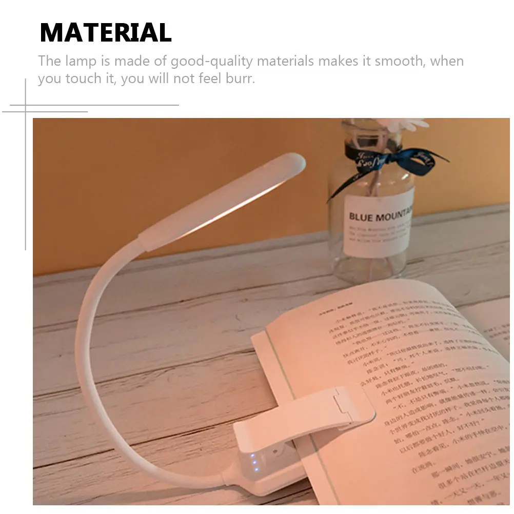 USB Charging Reading Lamp Clamp Type White Child Night Dorm Table LED Light Plastic Smooth Edge Warm Color Bedroom Coffee Shop
USB Charging Reading Lamp Clamp Type White Child Night Dorm Table LED Light Plastic Smooth Edge Warm Color Bedroom Coffee Shop