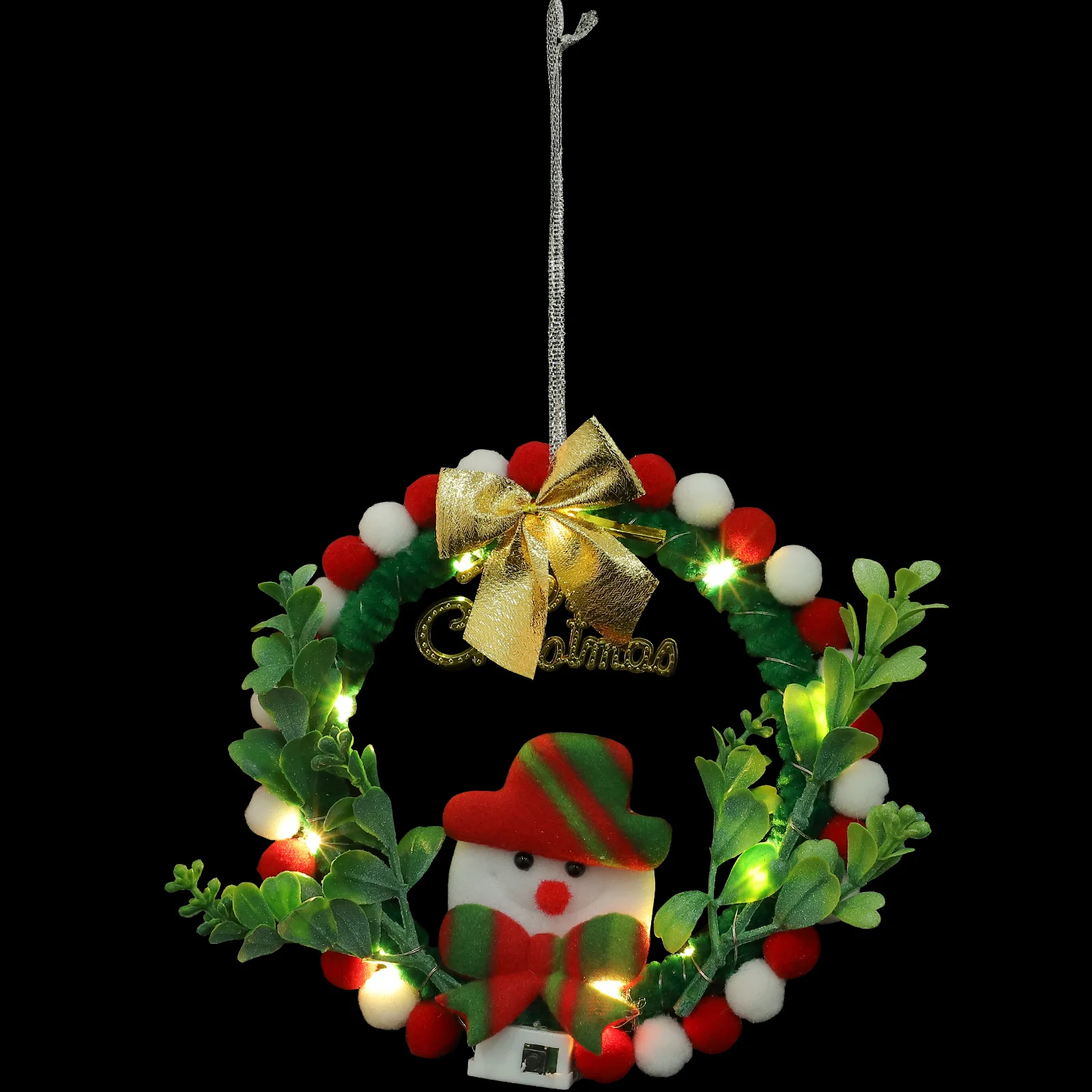 1Set Christmas Wreath Making Kit DIY Delicate Color Snowman Pendant Lightweight Decorative Wreath for Front Door Window Holiday
1Set Christmas Wreath Making Kit DIY Delicate Color Snowman Pendant Lightweight Decorative Wreath for Front Door Window Holiday