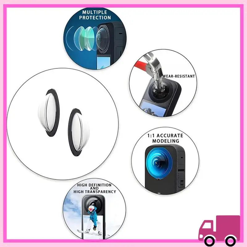 Компактная липкая защитная крышка для объектива Insta360 X4, защитная пленка для экрана, жесткое закаленное стекло для Insta360 X4, аксессуары для экшн-камеры
Компактная липкая защитная крышка для объектива Insta360 X4, защитная пленка для экрана, жесткое закаленное стекло для Insta360 X4, аксессуары для экшн-камеры