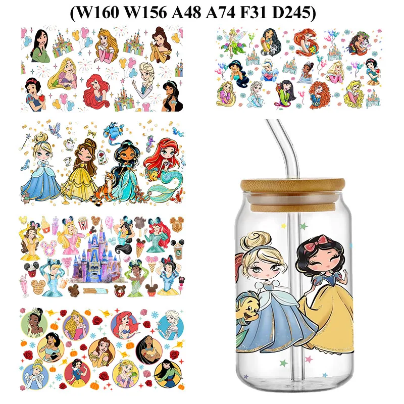 Комплект из 6 шт., милые наклейки с рисунком принцессы Диснея, УФ-переносные наклейки DTF, водонепроницаемые переводные наклейки для стеклянных чашек 16 унций, наклейки
Комплект из 6 шт., милые наклейки с рисунком принцессы Диснея, УФ-переносные наклейки DTF, водонепроницаемые переводные наклейки для стеклянных чашек 16 унций, наклейки
