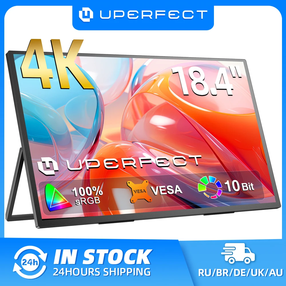 UPERFECT 18 Inch Large Gaming Monitor 4K PC Display 3840*2160 HDMI USB C With HDR FreeSync External Screen For Laptop Switch
UPERFECT 18 Inch Large Gaming Monitor 4K PC Display 3840*2160 HDMI USB C With HDR FreeSync External Screen For Laptop Switch