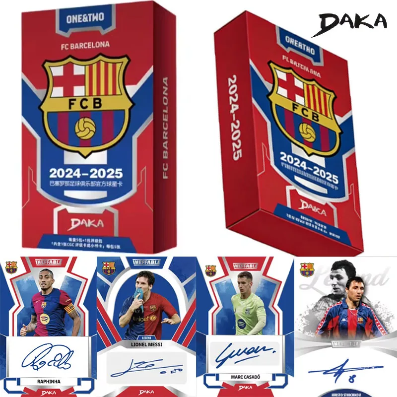 DAKA 2024-25 Barcelona ONE Series & TWO Series Official Football Player Trading Cards Collectible Toy Gift
DAKA 2024-25 Barcelona ONE Series & TWO Series Official Football Player Trading Cards Collectible Toy Gift