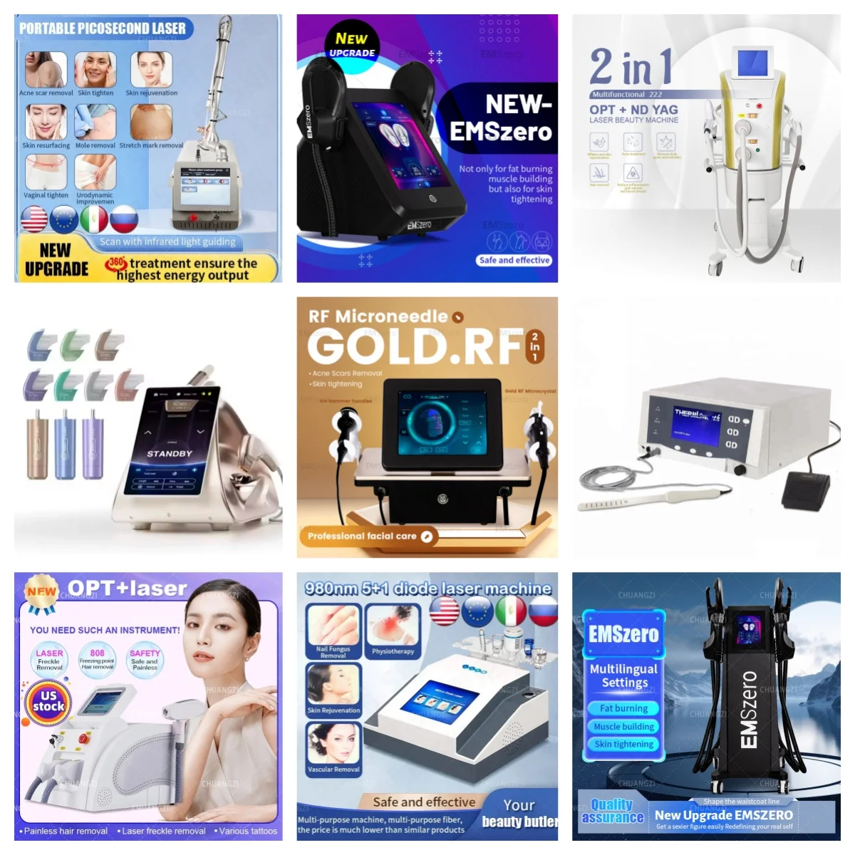 Coolwave Salon Use Body Shaping Skin Tightening Cellulite Remova Body Forming Belly Fat Burn Weight Loss Slimming Beauty Machine
Coolwave Salon Use Body Shaping Skin Tightening Cellulite Remova Body Forming Belly Fat Burn Weight Loss Slimming Beauty Machine