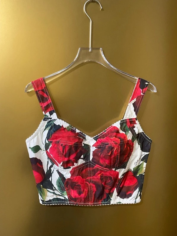 High Quali Red Rose Cotton Print Slim Fit Chest Cup Small Top Faionable Vintage Sle Women's Vest ort Length Zipper Cl...
High Quali Red Rose Cotton Print Slim Fit Chest Cup Small Top Faionable Vintage Sle Women's Vest ort Length Zipper Cl...