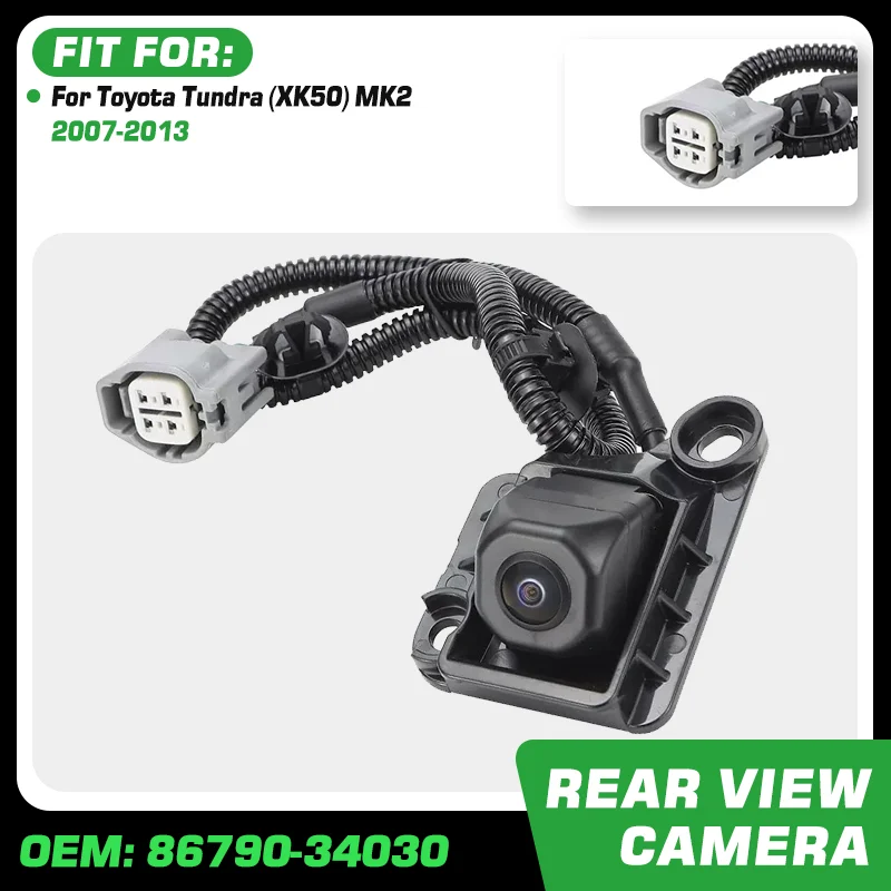 Rear View Camera 86790-34030 For Toyota Tundra XK50 MK2 2007 2008 2009 2010 2011 2012 2013 Reverse Parking Assist Backup Camera
Rear View Camera 86790-34030 For Toyota Tundra XK50 MK2 2007 2008 2009 2010 2011 2012 2013 Reverse Parking Assist Backup Camera