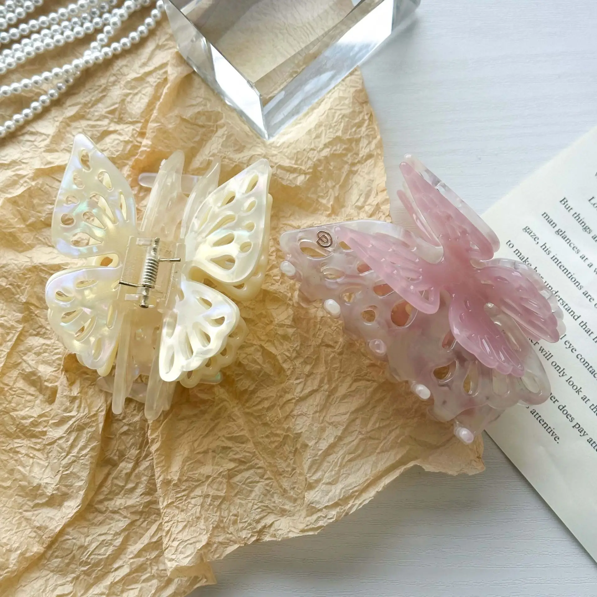 Handmade Butterfly Hair Claw Clip for Women Girls Luxury A Paris French Design Hair Jewelry Ornament Accessory, Office Career
Handmade Butterfly Hair Claw Clip for Women Girls Luxury A Paris French Design Hair Jewelry Ornament Accessory, Office Career