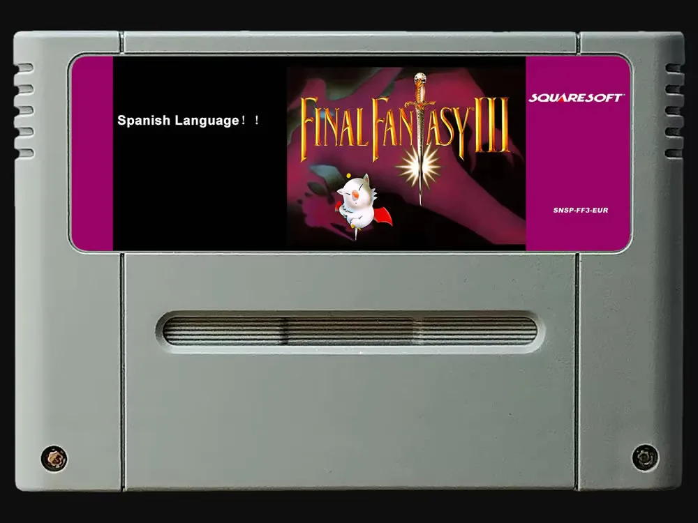 16-битные игры ** FF 3 (испанская версия PAL!! Испанский язык!! )
16-битные игры ** FF 3 (испанская версия PAL!! Испанский язык!! )