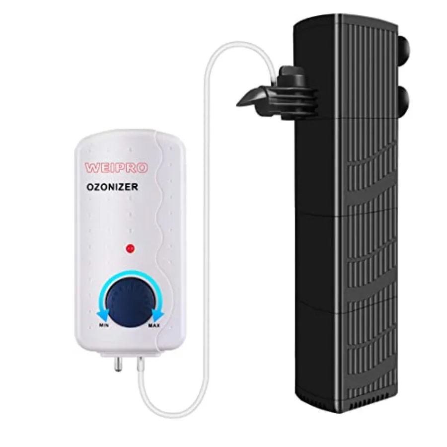 Fish Tank Filter and Aquarium Ozone Generator Set TCE900, Suitable for 10-40 Gallon Fish Tank.
Fish Tank Filter and Aquarium Ozone Generator Set TCE900, Suitable for 10-40 Gallon Fish Tank.