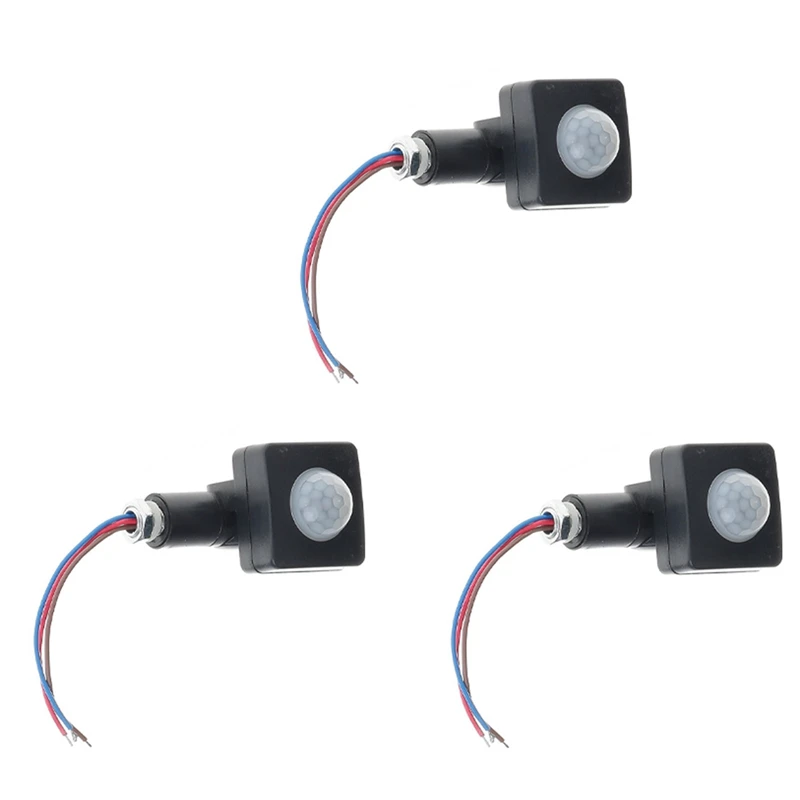 Новинка-3X AC85-265V IP65 Датчик движения Регулируемый PIR-переключатель Ультратонкий светодиодный светильник PIR Открытый датчик движения Детектор, 10 мм Черный
Новинка-3X AC85-265V IP65 Датчик движения Регулируемый PIR-переключатель Ультратонкий светодиодный светильник PIR Открытый датчик движения Детектор, 10 мм Черный