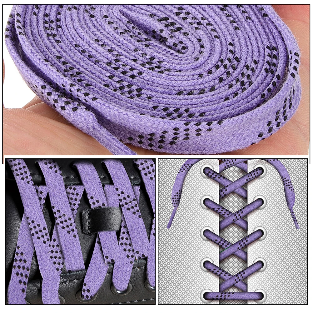 2 Pairs Waxed Shoelaces Flat for Sneakers Fashion Lavender Cotton Ice Hockey Skate
2 Pairs Waxed Shoelaces Flat for Sneakers Fashion Lavender Cotton Ice Hockey Skate