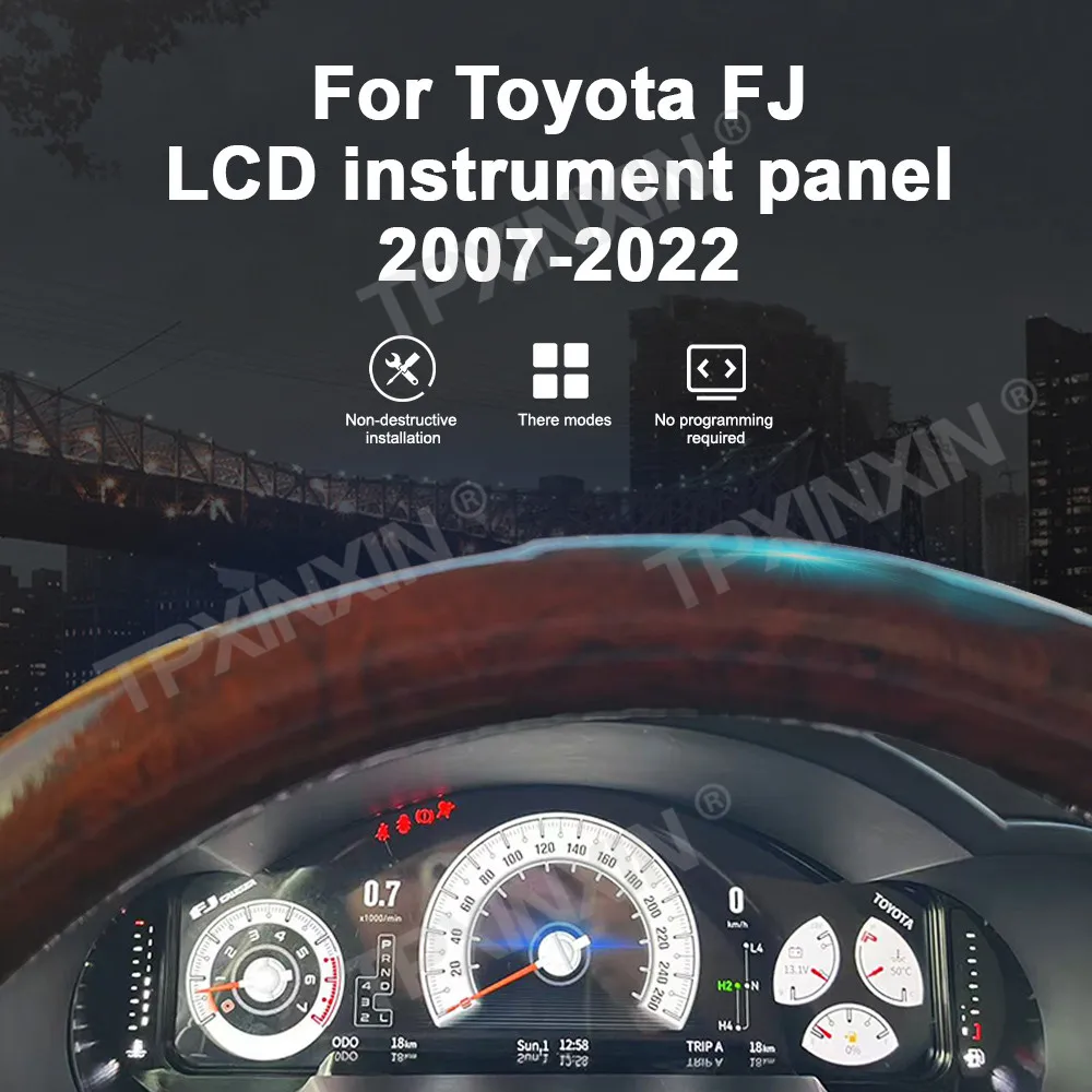 For For Toyota FJ 2007~2022 Instrument Display Speed Meter LCD Instrument Cluster Car Radio Multimedia Player GPS Navigation
For For Toyota FJ 2007~2022 Instrument Display Speed Meter LCD Instrument Cluster Car Radio Multimedia Player GPS Navigation