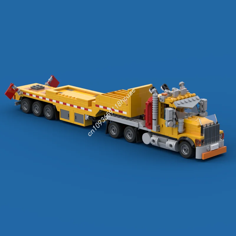 697 шт. MOC американский грузовик, шаговый прицеп, модель, строительные блоки, игрушки на день рождения, сделай сам, творческое ремесло, рождественские подарки
697 шт. MOC американский грузовик, шаговый прицеп, модель, строительные блоки, игрушки на день рождения, сделай сам, творческое ремесло, рождественские подарки