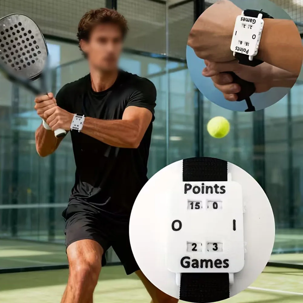 Tennis Padel Wrist Scorekeeping Tool with Mechanical Counter System and Adjustable Band for Indoor Outdoor Use
Tennis Padel Wrist Scorekeeping Tool with Mechanical Counter System and Adjustable Band for Indoor Outdoor Use
