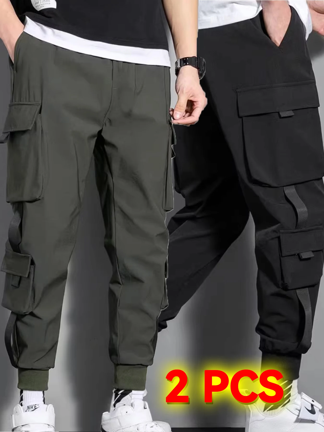 Joggers Ice Silk Pants Tactical Pants Men Jogger Man Gym Men's Cropped Trousers Sport Sweatshirt Big Size Korean Popular Clothes
Joggers Ice Silk Pants Tactical Pants Men Jogger Man Gym Men's Cropped Trousers Sport Sweatshirt Big Size Korean Popular Clothes