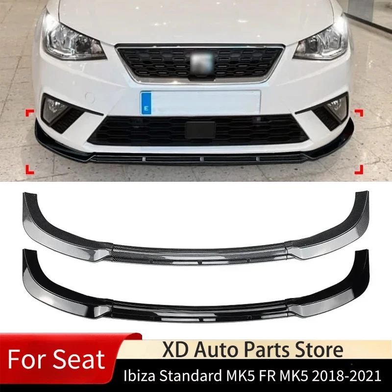 For Seat Ibiza Standard MK5 FR MK5 2018-2021 Car Front Bumper Lip Diffuser Splitter Canard Spoiler Body Kit Tuning Accessories
For Seat Ibiza Standard MK5 FR MK5 2018-2021 Car Front Bumper Lip Diffuser Splitter Canard Spoiler Body Kit Tuning Accessories