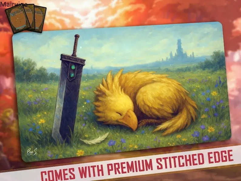 Landbird MTG TCG game card game mat on the grassland, large table mat 60x35cm anti slip and washable lock edge
Landbird MTG TCG game card game mat on the grassland, large table mat 60x35cm anti slip and washable lock edge