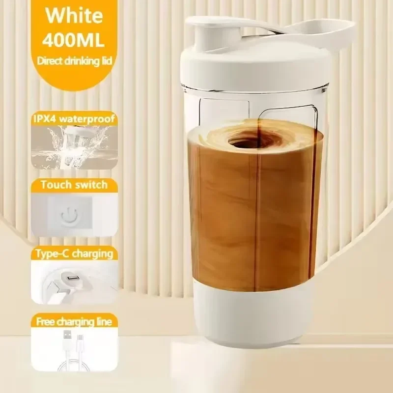 Rechargeable Automatic Mixing Cup - Self-Stirring ElectricShake with Dual-Layer Insulation, Ideal for Protein 
Rechargeable Automatic Mixing Cup - Self-Stirring ElectricShake with Dual-Layer Insulation, Ideal for Protein