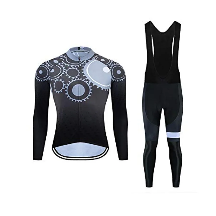 Moxilyn Men's Cycling Jersey Set Long Sleeve Pro Cycling Clothes Riding Quick Dry Jacket + Cycling Bib With 9D Pad
Moxilyn Men's Cycling Jersey Set Long Sleeve Pro Cycling Clothes Riding Quick Dry Jacket + Cycling Bib With 9D Pad