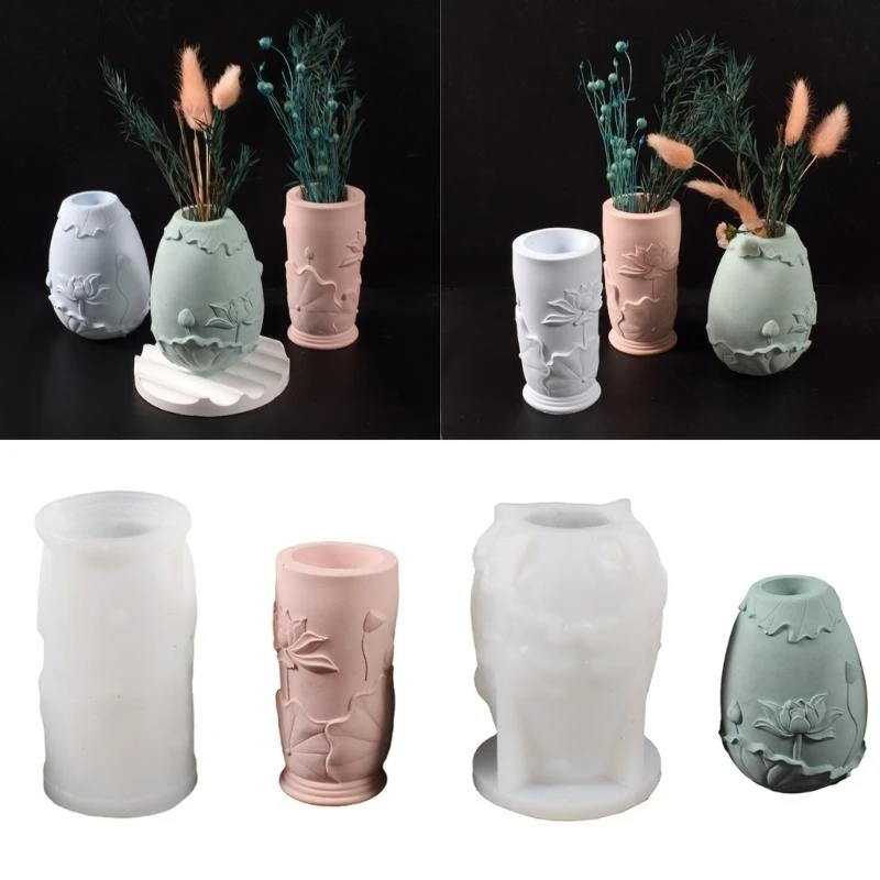 XXFD Silicone Embossed Vase Mold Gypsum Mould for Handmade Jewelry Holder Accessories Elegant Tabletop Decoration Mold
XXFD Silicone Embossed Vase Mold Gypsum Mould for Handmade Jewelry Holder Accessories Elegant Tabletop Decoration Mold