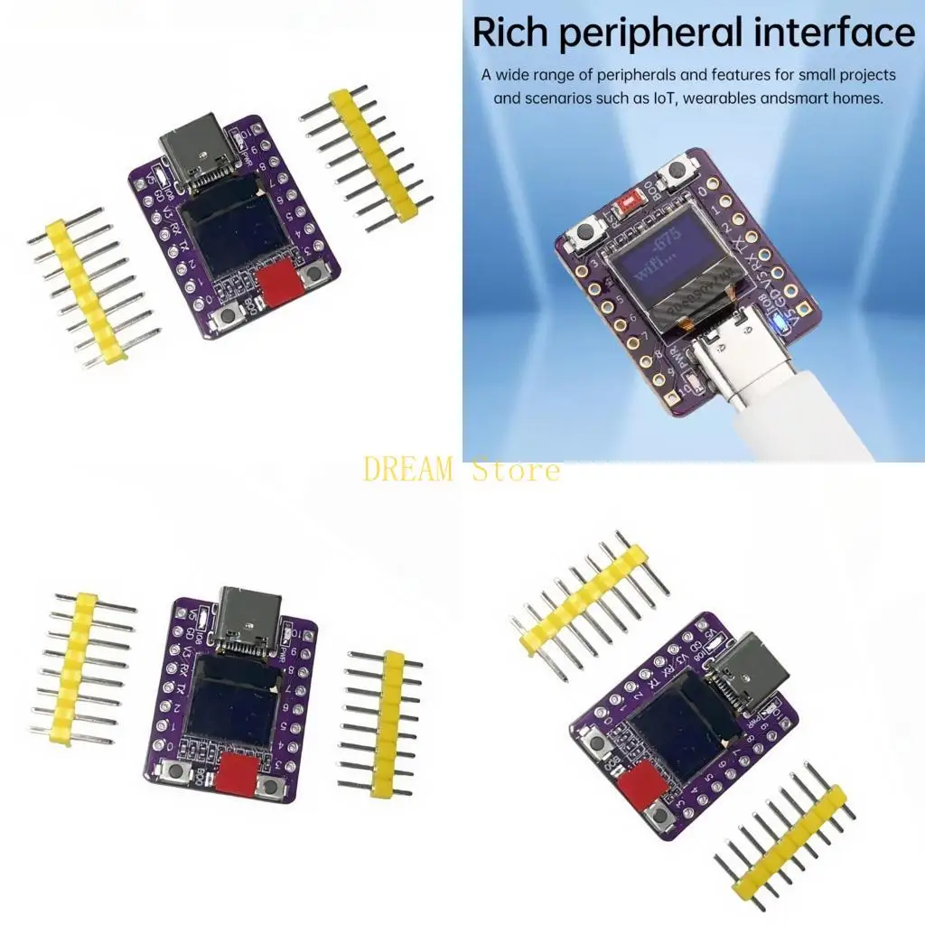 ESP32 RISC V Development с 0,42 дюйма светодиодного экрана Wi-Fi Bluetooth-совместимый подключение
ESP32 RISC V Development с 0,42 дюйма светодиодного экрана Wi-Fi Bluetooth-совместимый подключение