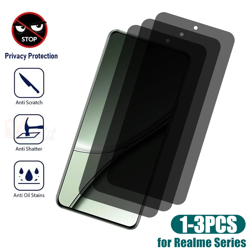 1-3 шт. антишпионское закаленное стекло для защиты экрана Realme GT5 GT3 GT2 Pro Realme GT Neo 5 3 SE 5T 3T 2T Q5 Q3S V23 V30
1-3 шт. антишпионское закаленное стекло для защиты экрана Realme GT5 GT3 GT2 Pro Realme GT Neo 5 3 SE 5T 3T 2T Q5 Q3S V23 V30
