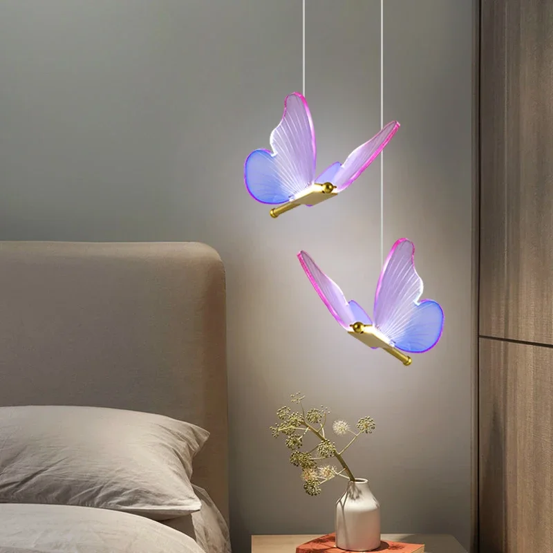 Butterfly Led Chandelier Lighting Bedroom Bedside Background Acrylic Pendant Lamp Home Deco Hanging Celing Light Fixtures
Butterfly Led Chandelier Lighting Bedroom Bedside Background Acrylic Pendant Lamp Home Deco Hanging Celing Light Fixtures