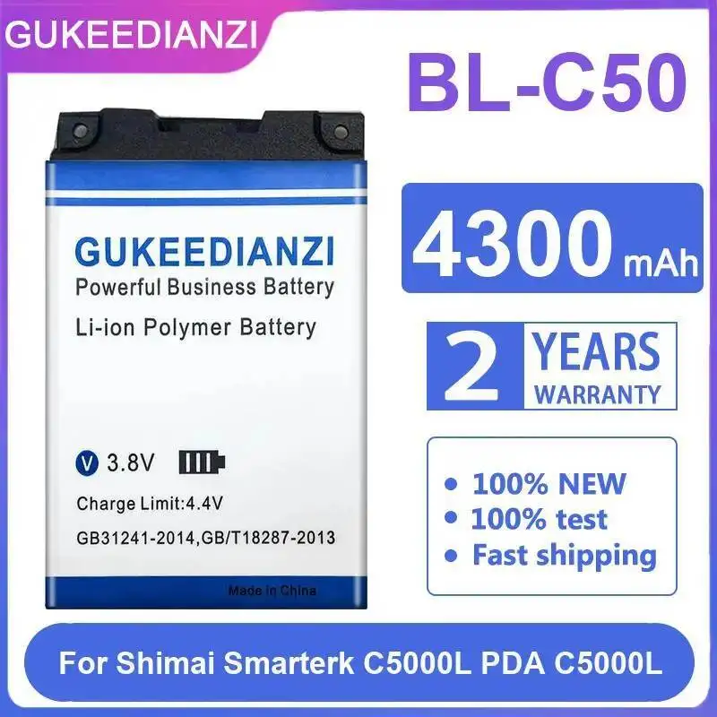 BL-C50 Handheld Terminal Battery For Shimai Smarterk C5000L Pda High-Efficiency Premium Replacement 4300Mah
BL-C50 Handheld Terminal Battery For Shimai Smarterk C5000L Pda High-Efficiency Premium Replacement 4300Mah