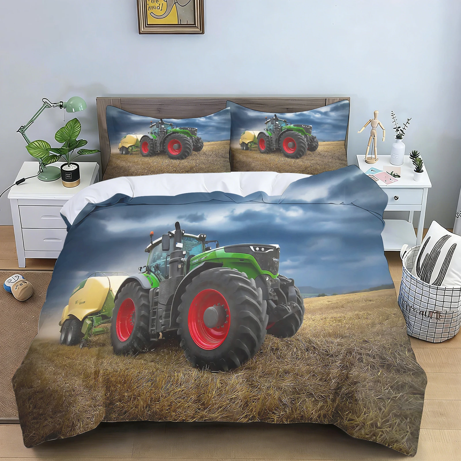 Farm Tractor A380 Airplane 3D Print Bedding Set Duvet Cover Pillowcase Agriculture Vehicle Quilt Cover Bedroom Home Decor
Farm Tractor A380 Airplane 3D Print Bedding Set Duvet Cover Pillowcase Agriculture Vehicle Quilt Cover Bedroom Home Decor