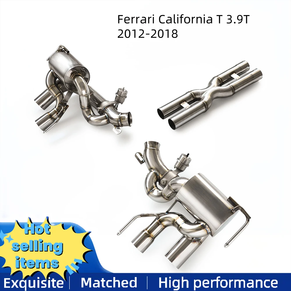 Stainless Steel Catback Exhaust for Ferrari California T 3.9T 2012-2018 Exhaust Valve Control Exhaust System
Stainless Steel Catback Exhaust for Ferrari California T 3.9T 2012-2018 Exhaust Valve Control Exhaust System