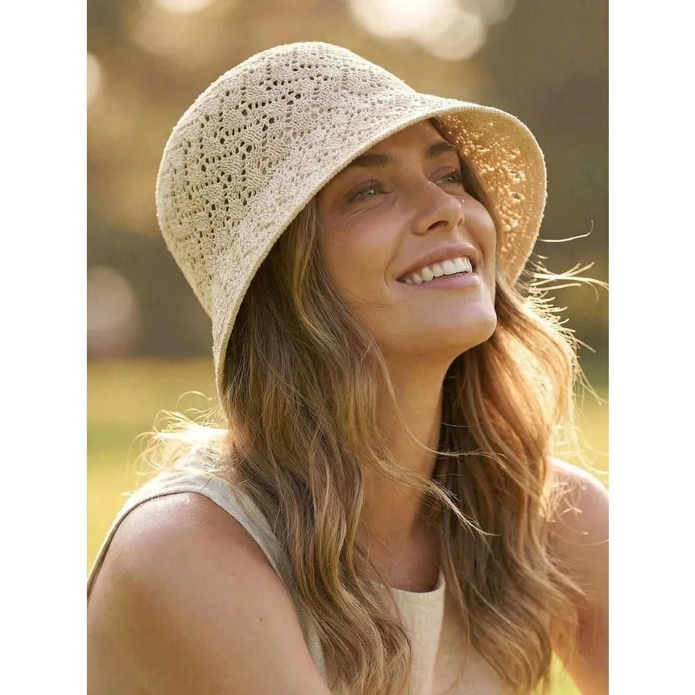 1 Piece, Women's Summer Bucket Hat, Sun Protection Hat, Beach Hat, Sun Protection Bucket Hat, Bohemian Wind Hat, Suitable For Wearing With Dresses During Travel
1 Piece, Women's Summer Bucket Hat, Sun Protection Hat, Beach Hat, Sun Protection Bucket Hat, Bohemian Wind Hat, Suitable For Wearing With Dresses During Travel