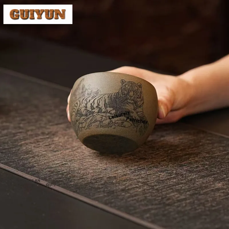 200ml Yixing Purple Clay Teacup Aesthetic Tea Bowl Mug Tea-tasting Fragrance Cup Chazhan Master Cups Cha Supplies Craft
200ml Yixing Purple Clay Teacup Aesthetic Tea Bowl Mug Tea-tasting Fragrance Cup Chazhan Master Cups Cha Supplies Craft