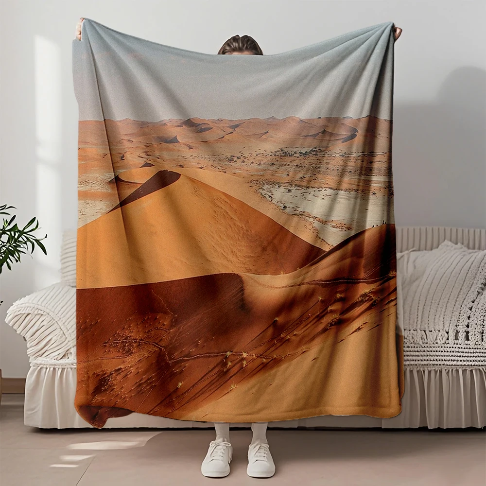 Featured Flannel Cozy Blanket Desertscape Dunes Collection Ethnic Tribal Decorative Throw Hotel-style Cover With No-shedding
Featured Flannel Cozy Blanket Desertscape Dunes Collection Ethnic Tribal Decorative Throw Hotel-style Cover With No-shedding