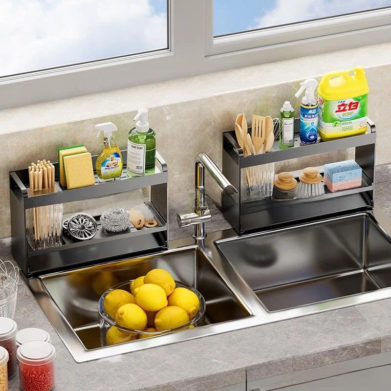 Kitchen Storage Rack Sink Sponge Drain Shelf Dishwashing Basin Drainage Wire Ball Storage Shelf for Kitchen Accessories
Kitchen Storage Rack Sink Sponge Drain Shelf Dishwashing Basin Drainage Wire Ball Storage Shelf for Kitchen Accessories