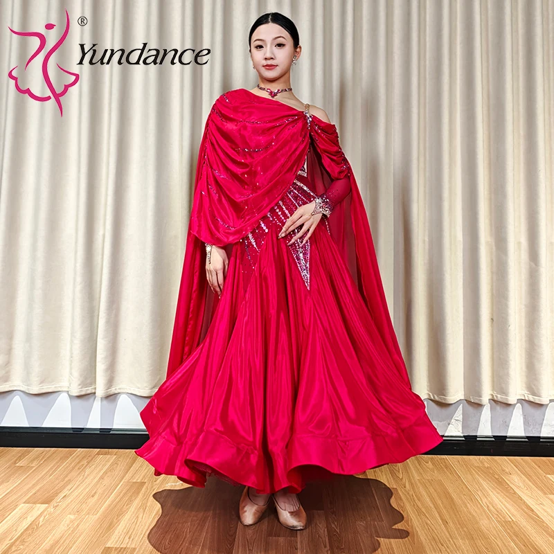 B-25175 Женское танцевальное платье для бальных танцев по международным стандартам, из спандекса/полиэстера, для выступлений на сцене
B-25175 Женское танцевальное платье для бальных танцев по международным стандартам, из спандекса/полиэстера, для выступлений на сцене