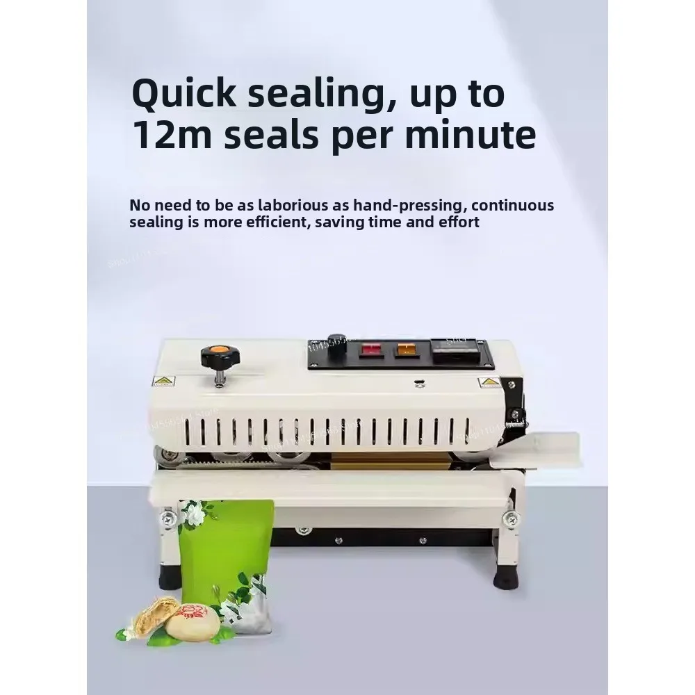 FR-400 Horizontal Auto Continuous Bag Sealing Machine Plastic Bag Band Sealing Machine Sealer Electric Bag Sealer
FR-400 Horizontal Auto Continuous Bag Sealing Machine Plastic Bag Band Sealing Machine Sealer Electric Bag Sealer