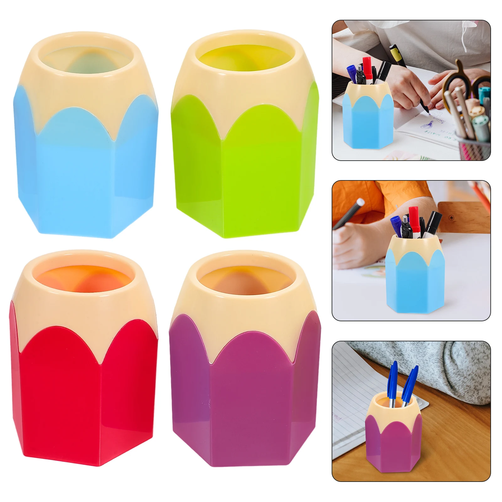 4 Pcs Pencil Holder Desk Pretty Colorful Desktop Cup Cartoon Abs Creative Classroom
4 Pcs Pencil Holder Desk Pretty Colorful Desktop Cup Cartoon Abs Creative Classroom