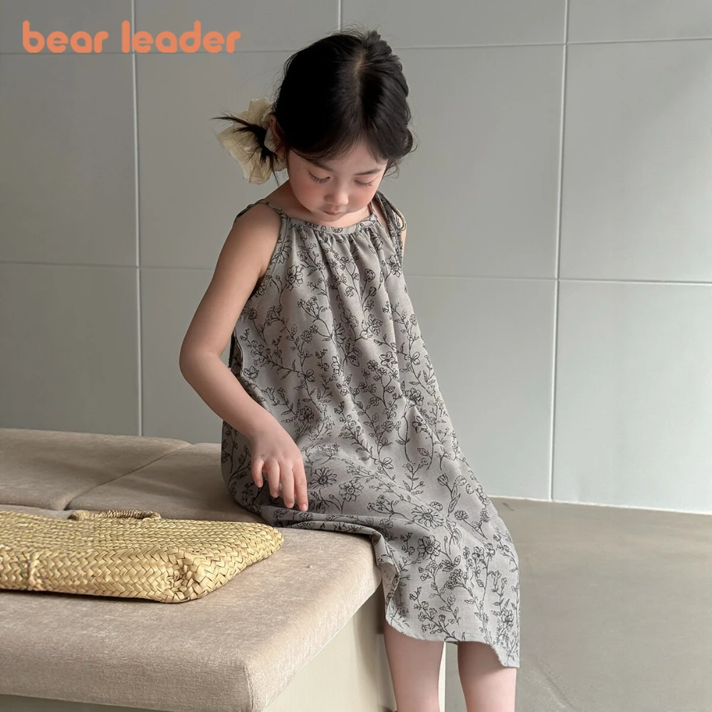 Bear Leader 2026 Summer Girls Clothing Korean Version Fashionable Casual Simple Round Neck Sleeveless Printed Suspender Dress
Bear Leader 2026 Summer Girls Clothing Korean Version Fashionable Casual Simple Round Neck Sleeveless Printed Suspender Dress