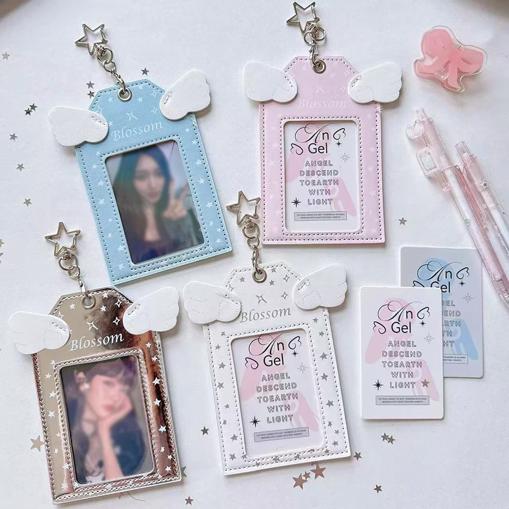 Angel Series 3-inch Star Chaser Card Set, Girl Heart Leather Card Set, Polaroid Storage Display Protective Bag Pendant
Angel Series 3-inch Star Chaser Card Set, Girl Heart Leather Card Set, Polaroid Storage Display Protective Bag Pendant