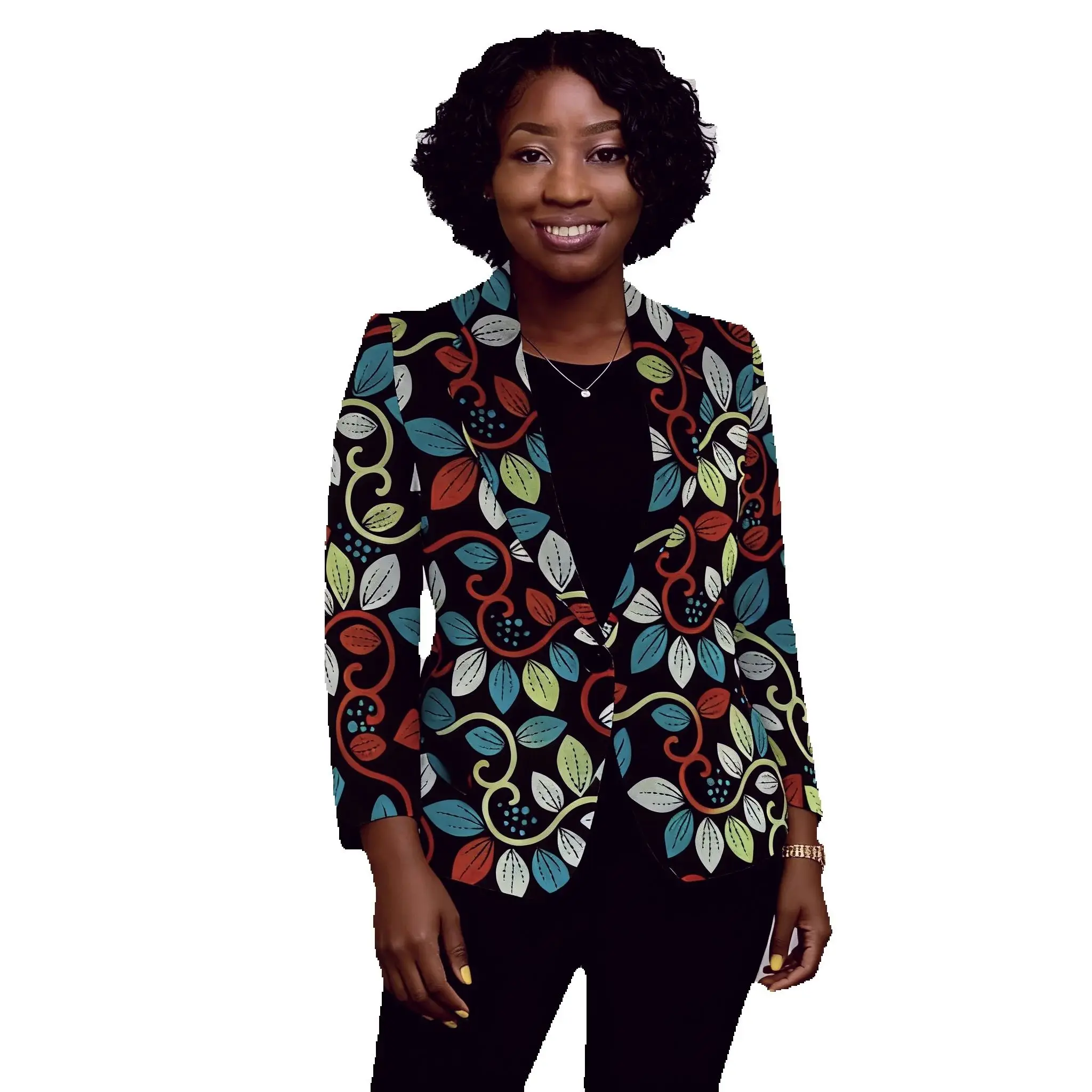 Женский пиджак с африканским принтом и цветочным узором на одной пуговице, офисная повседневная куртка с длинными рукавами, винтажная верхняя одежда в этническом стиле
Женский пиджак с африканским принтом и цветочным узором на одной пуговице, офисная повседневная куртка с длинными рукавами, винтажная верхняя одежда в этническом стиле